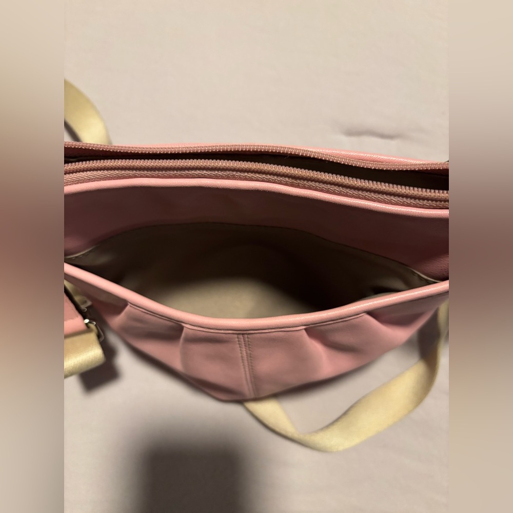 COACH Pink Leather Swing Pack Purse SOHO Crossbody Bag - Picture 9 of 16
